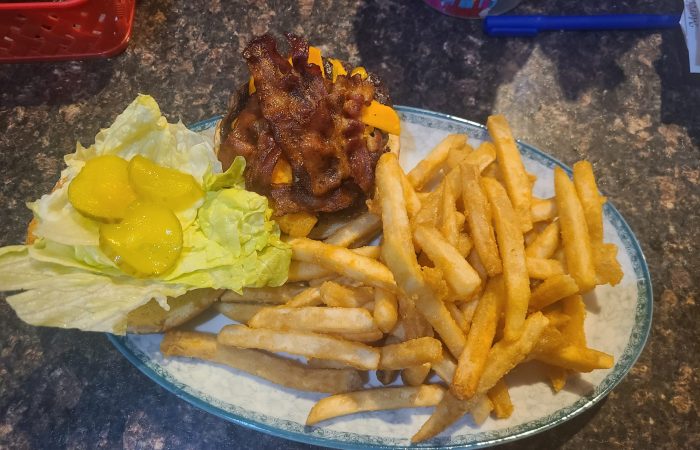 Homemade Burger & Fries